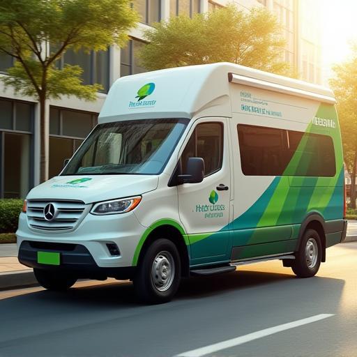 Véhicule électrique pour la logistique