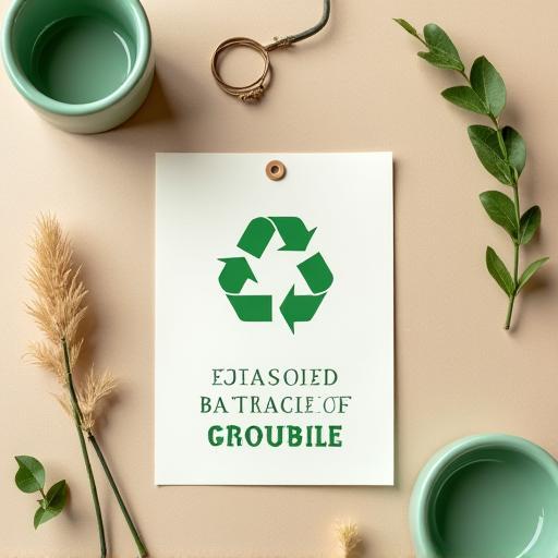 Décor réutilisable et recyclage